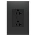 Legrand - WNAR203G1 - Plus-Sized 20A Outlet - Adorne - Graphite