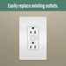 Legrand - WNRR15WH - 15A Outlet - radiant - White