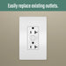 Legrand - WNRR20WH - 20A Outlet - radiant - White