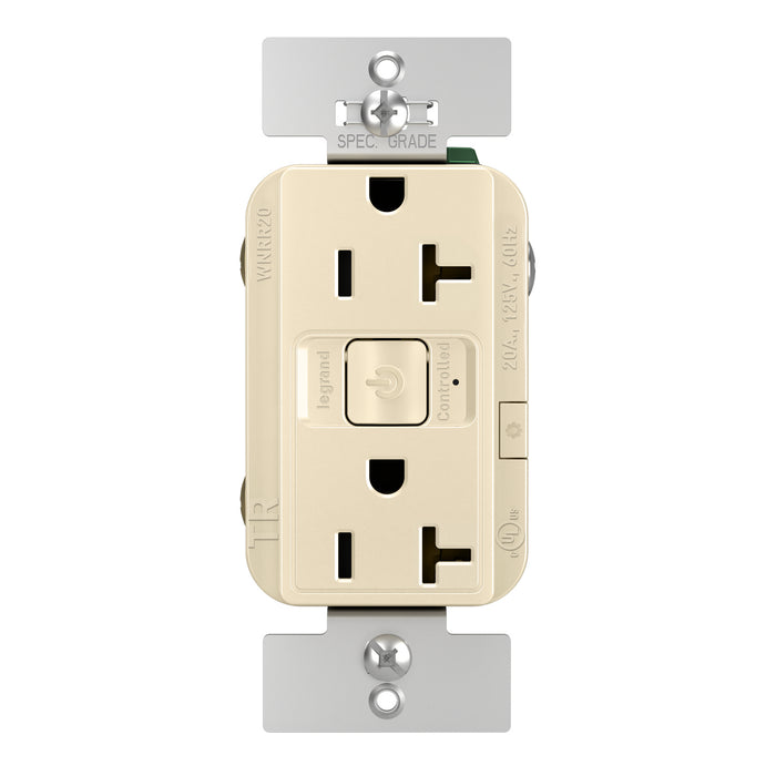 Legrand - WNRR20LA - 20A Outlet - radiant - Light Almond