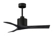 Matthews Fan Company - NK-BK-BK-42 - 42 Inch Ceiling Fan - Nan - Matte Black