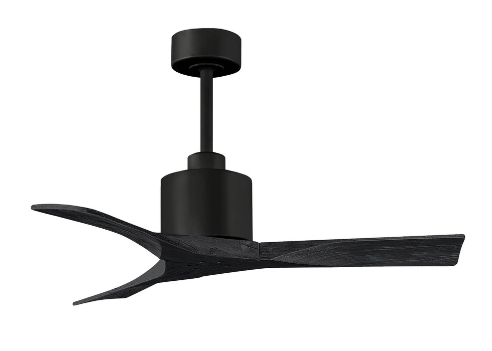 Matthews Fan Company - NK-BK-BK-42 - 42 Inch Ceiling Fan - Nan - Matte Black