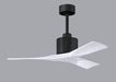 Matthews Fan Company - NK-BK-MWH-42 - 42 Inch Ceiling Fan - Nan - Matte Black