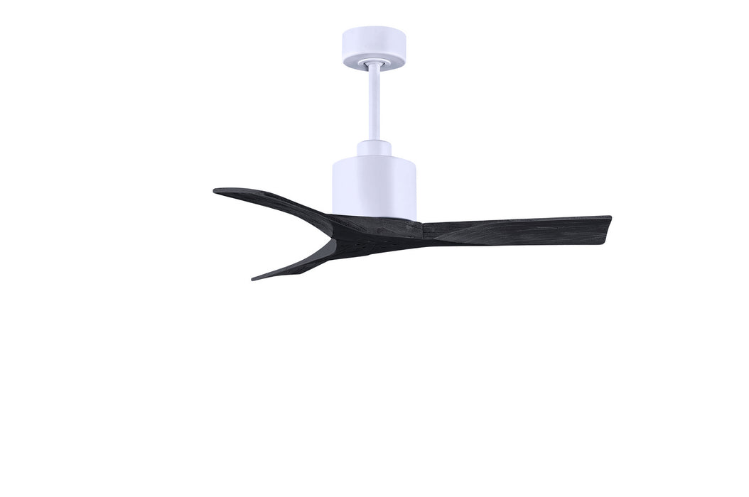 Matthews Fan Company - NK-MWH-BK-42 - 42 Inch Ceiling Fan - Nan - Matte White