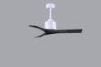 Matthews Fan Company - NK-MWH-BK-42 - 42 Inch Ceiling Fan - Nan - Matte White