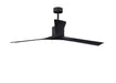 Matthews Fan Company - NKXL-BK-BK-72 - 72 Inch Ceiling Fan - Nan XL - Matte Black