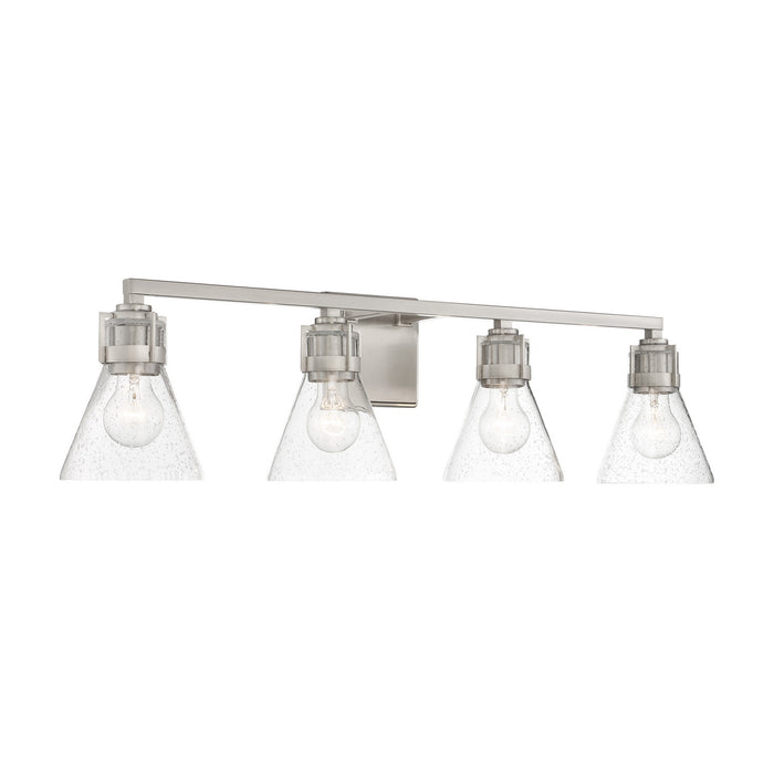Minka-Lavery - 2474-84 - Four Light Bath - Chatham Square - Brushed Nickel