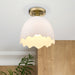 Golden - 6951-SF BCB-POR - One Light Semi-Flush Mount - Brinkley - Brushed Champagne Brass