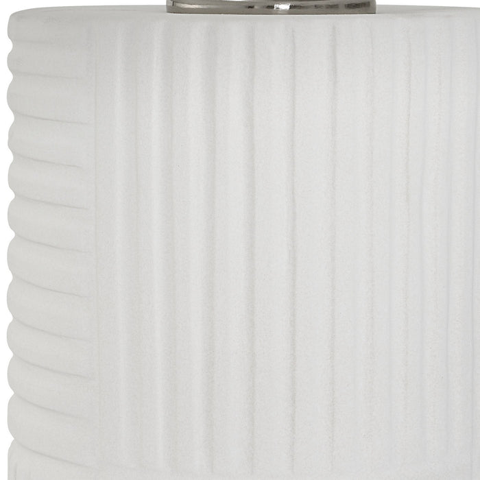 Uttermost - 30068 - One Light Table Lamp - Patchwork - Brushed Nickel