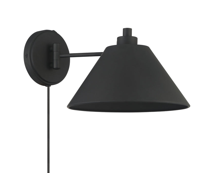 Meridian - M90086MBK - One Light Wall Sconce - Matte Black