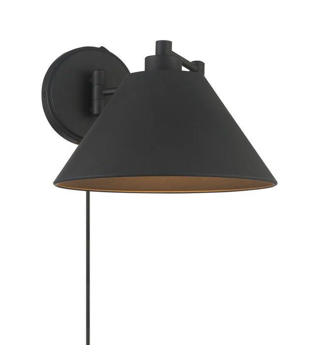 Meridian - M90086MBK - One Light Wall Sconce - Matte Black