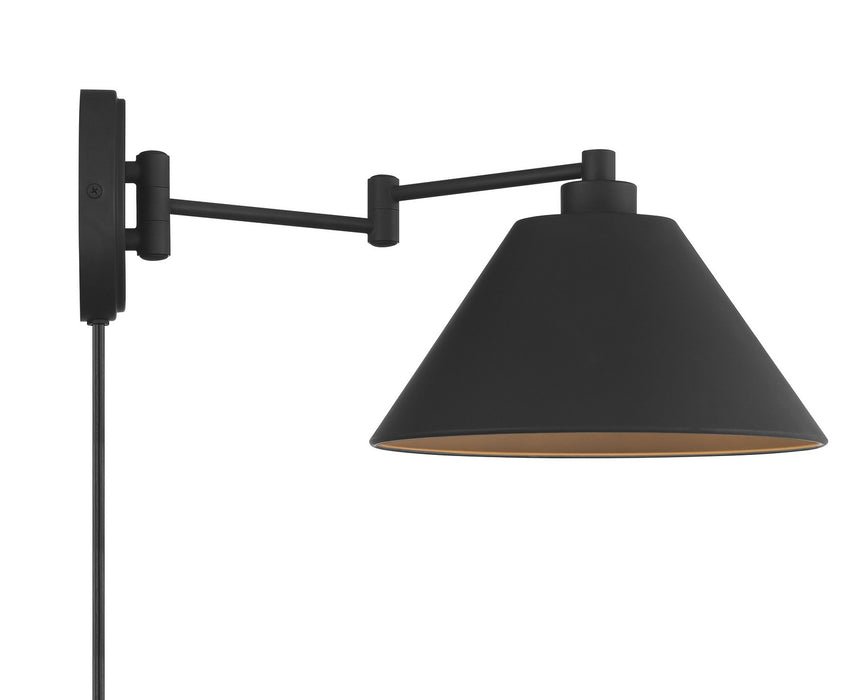 Meridian - M90086MBK - One Light Wall Sconce - Matte Black
