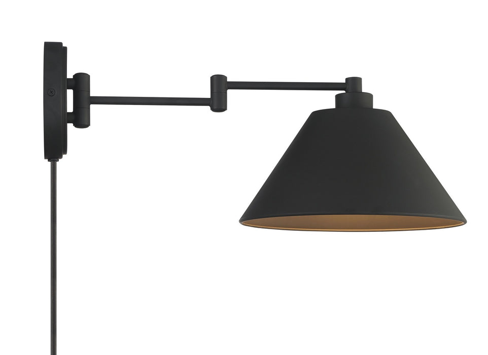 Meridian - M90086MBK - One Light Wall Sconce - Matte Black