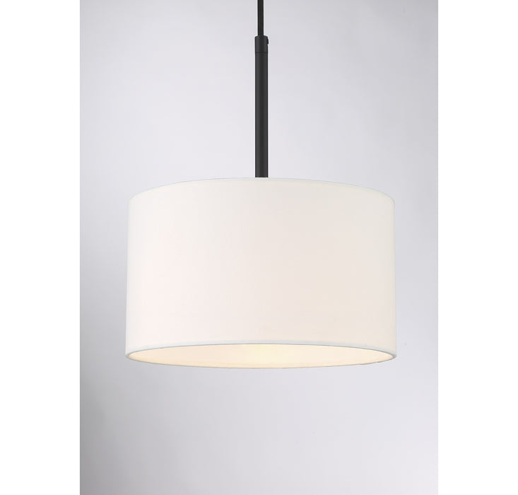 Meridian - M100109MBK - Two Light Linear Chandelier - Matte Black