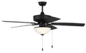 Craftmade - OP211FB5 - 52"Ceiling Fan - Outdoor Pro Plus 211 - Flat Black