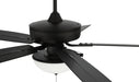 Craftmade - OP211FB5 - 52"Ceiling Fan - Outdoor Pro Plus 211 - Flat Black