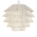 Palecek - 2400-79 - One Light Pendant - Greta - Off-White