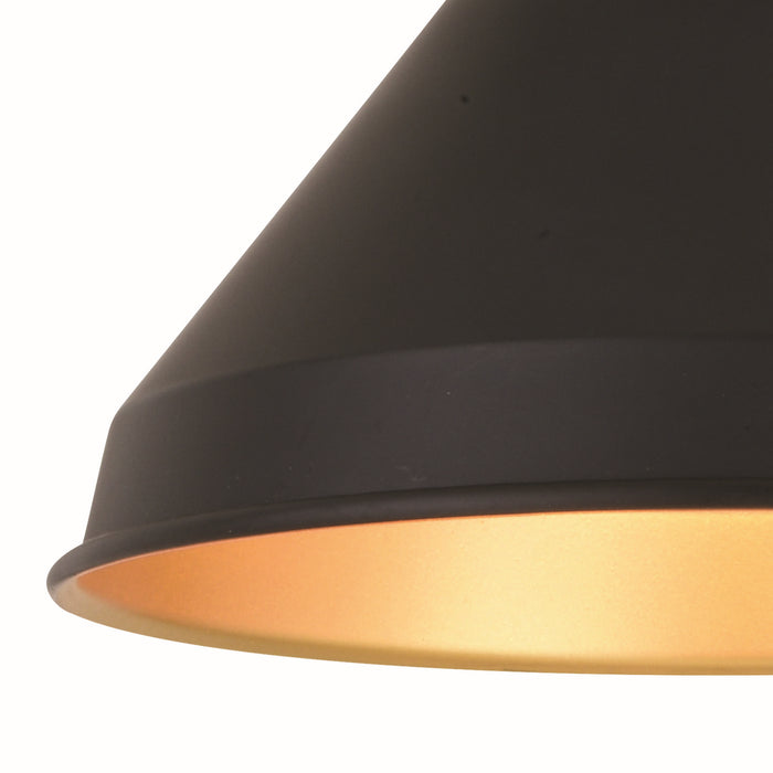 Vaxcel - W0398 - One Light Swing Arm Wall Light - Alexis - Oil Rubbed Bronze and Satin Gold