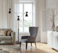 Adesso Home - 4290-01 - Three Light Floor Lamp - Oscar - Black W. Antique Brass