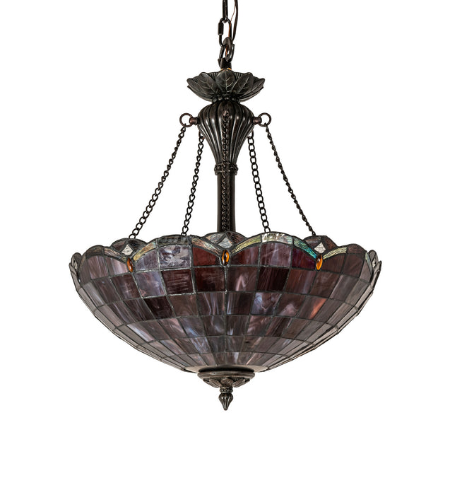 Meyda Tiffany - 107796 - Three Light Pendant - Elan - Antique