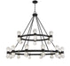 Savoy House - 1-1938-36-89 - LED Chandelier - Dryden - Matte Black
