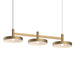 Sonneman - 1783.14 - LED Linear Pendant - Systema Staccato - Brass Finish