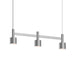 Sonneman - 1783.16 - LED Linear Pendant - Systema Staccato - Bright Satin Aluminum