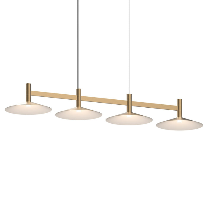 Sonneman - 1784.14 - LED Linear Pendant - Systema Staccato - Brass Finish