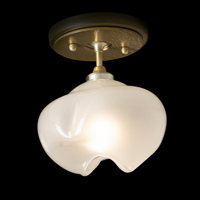 Hubbardton Forge - 121372-SKT-86-86-FD0710 - One Light Semi-Flush Mount - Ume - Modern Brass