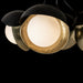 Hubbardton Forge - 121376-SKT-10-86-GG0711 - Four Light Semi-Flush Mount - Brooklyn - Black