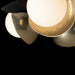 Hubbardton Forge - 121376-SKT-10-86-GG0711 - Four Light Semi-Flush Mount - Brooklyn - Black