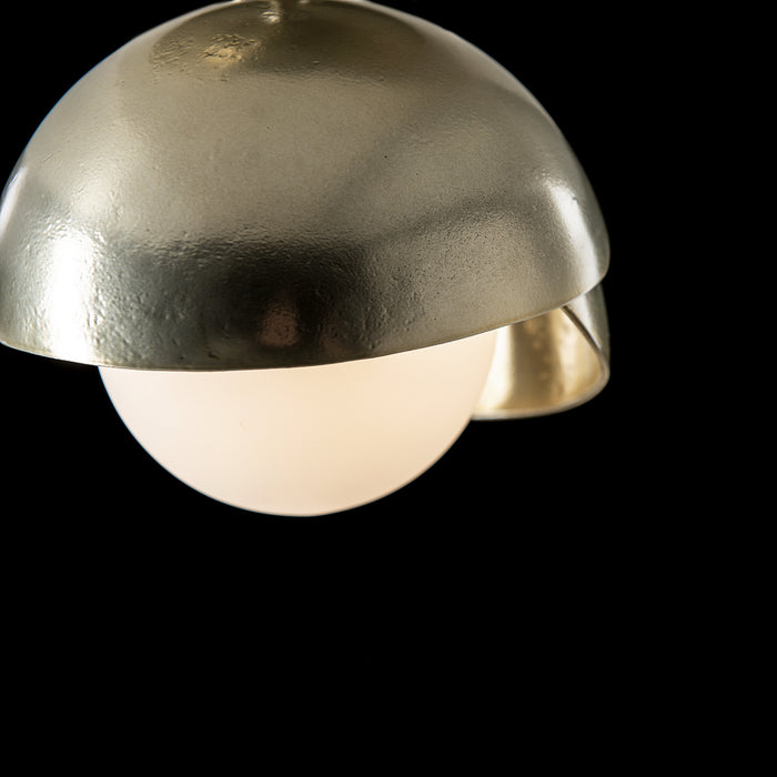 Hubbardton Forge - 121377-SKT-86-86-GG0711 - One Light Semi-Flush Mount - Brooklyn - Modern Brass