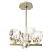 Hubbardton Forge - 131061-SKT-MULT-86-CR - Four Light Semi-Flush/Pendant - Gatsby - Modern Brass
