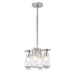 Hubbardton Forge - 131062-SKT-MULT-85-ZM0718 - Four Light Semi-Flush/Pendant - Eos - Sterling