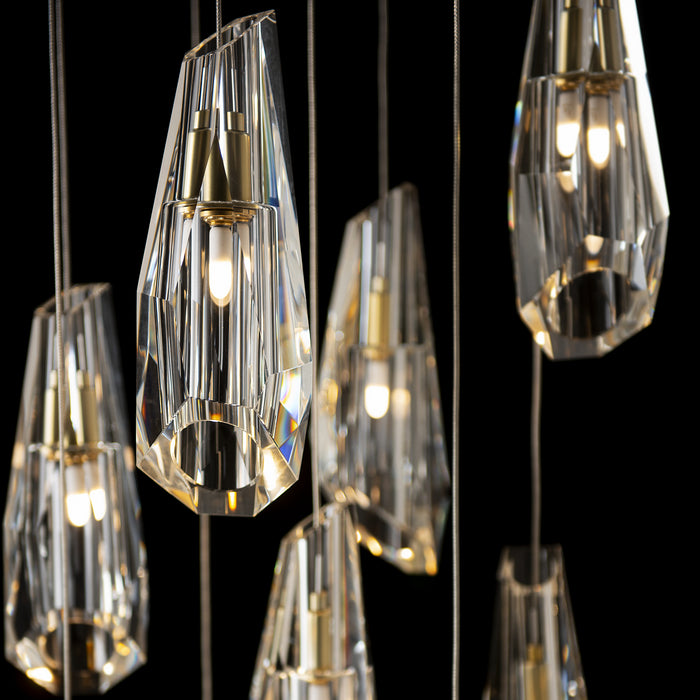 Hubbardton Forge - 131101-SKT-LONG-10-CR - LED Pendant - Luma - Black