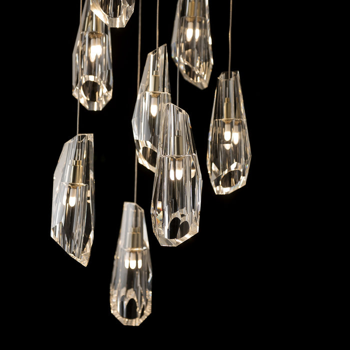 Hubbardton Forge - 131101-SKT-LONG-86-CR - LED Pendant - Luma - Modern Brass