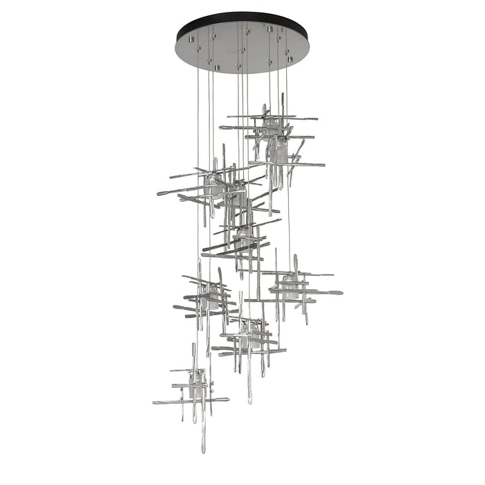 Hubbardton Forge - 131109-SKT-STND-85-YC0305 - LED Pendant - Tura - Sterling