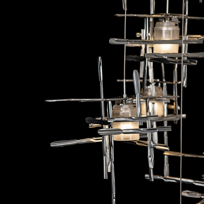 Hubbardton Forge - 131109-SKT-STND-85-YC0305 - LED Pendant - Tura - Sterling