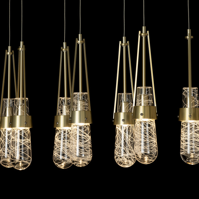 Hubbardton Forge - 131200-SKT-STND-86-YJ0434 - LED Pendant - Link - Modern Brass