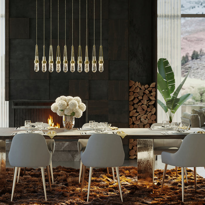 Hubbardton Forge - 131200-SKT-STND-86-YJ0434 - LED Pendant - Link - Modern Brass