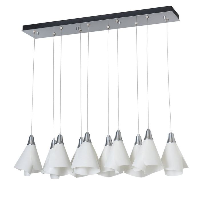 Hubbardton Forge - 131202-SKT-STND-85-SH1987 - LED Pendant - Mobius - Sterling