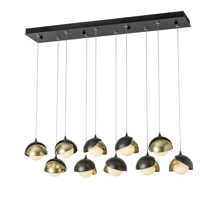 Hubbardton Forge - 131205-SKT-STND-10-86-GG0711 - LED Pendant - Brooklyn - Black