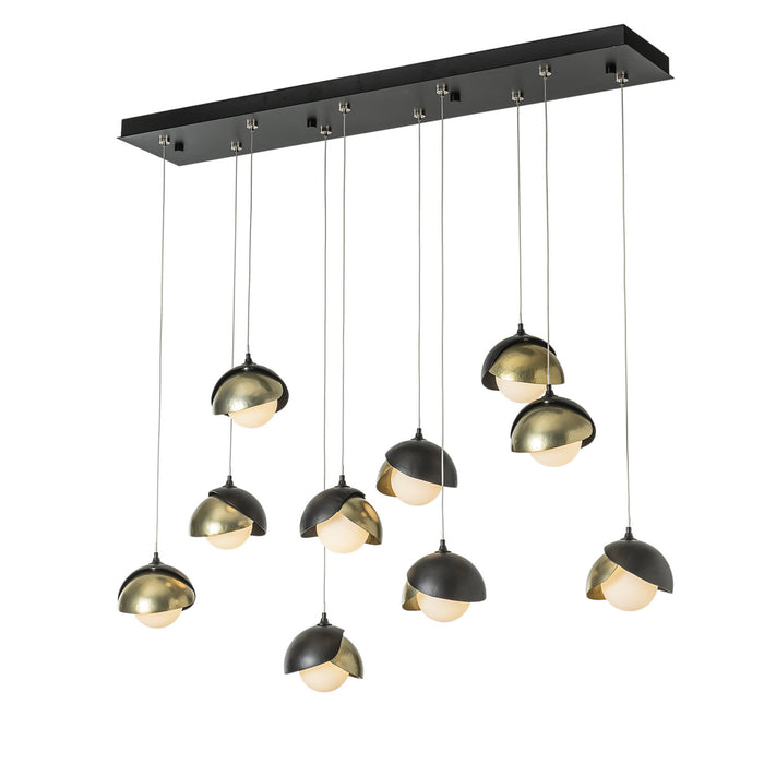 Hubbardton Forge - 131205-SKT-STND-10-86-GG0711 - LED Pendant - Brooklyn - Black