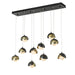 Hubbardton Forge - 131205-SKT-STND-10-86-GG0711 - LED Pendant - Brooklyn - Black