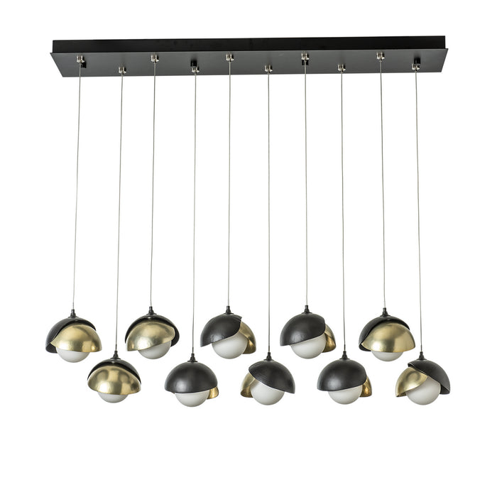 Hubbardton Forge - 131205-SKT-STND-10-86-GG0711 - LED Pendant - Brooklyn - Black