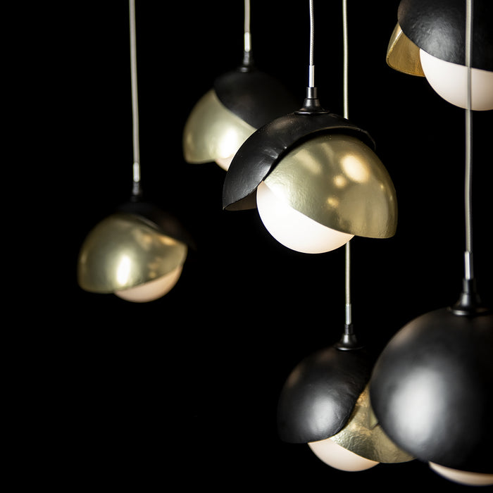 Hubbardton Forge - 131205-SKT-STND-10-86-GG0711 - LED Pendant - Brooklyn - Black