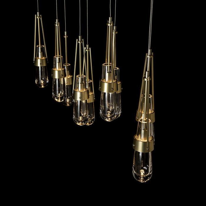 Hubbardton Forge - 131207-SKT-STND-86-ZM0434 - LED Pendant - Link - Modern Brass