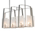 Hubbardton Forge - 131311-SKT-MULT-85-YR0699 - Eight Light Linear Pendant - Arc - Sterling