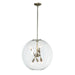 Hubbardton Forge - 134410-SKT-MULT-86-ZM0497 - Six Light Pendant - Sfera - Modern Brass