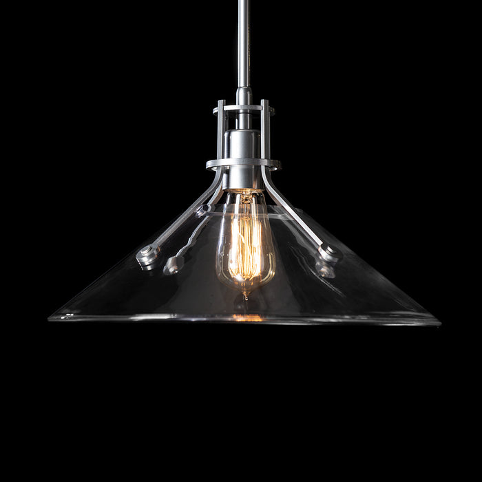 Hubbardton Forge - 134553-SKT-MULT-85-ZM0686 - One Light Pendant - Henry - Sterling